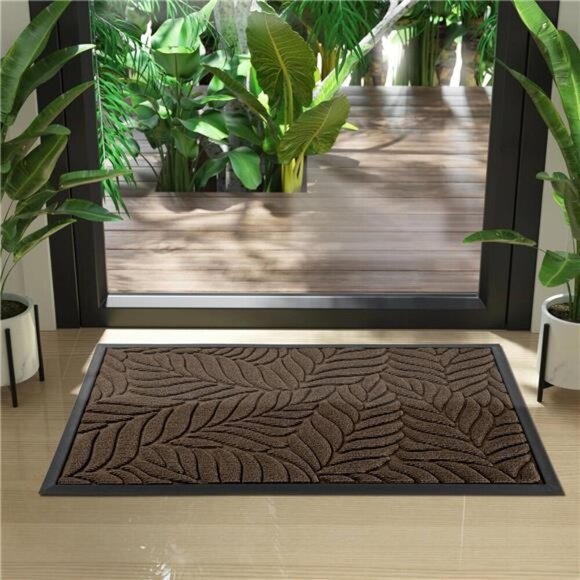 Sturdy Door Mat, Heavy Duty Front Welcome Mats for Home Entrance Outdoor Indoor - Picture 6 of 7